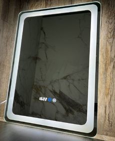 LED огледало за баня с нагревател touch 50х70 + Дисплей